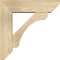 Ekena Millwork Legacy Slat Rough Sawn Bracket w/ Offset Brace, Douglas Fir, 6"W x 20"D x 20"H BKT0604X20X20LEC06RDF - alternate 2